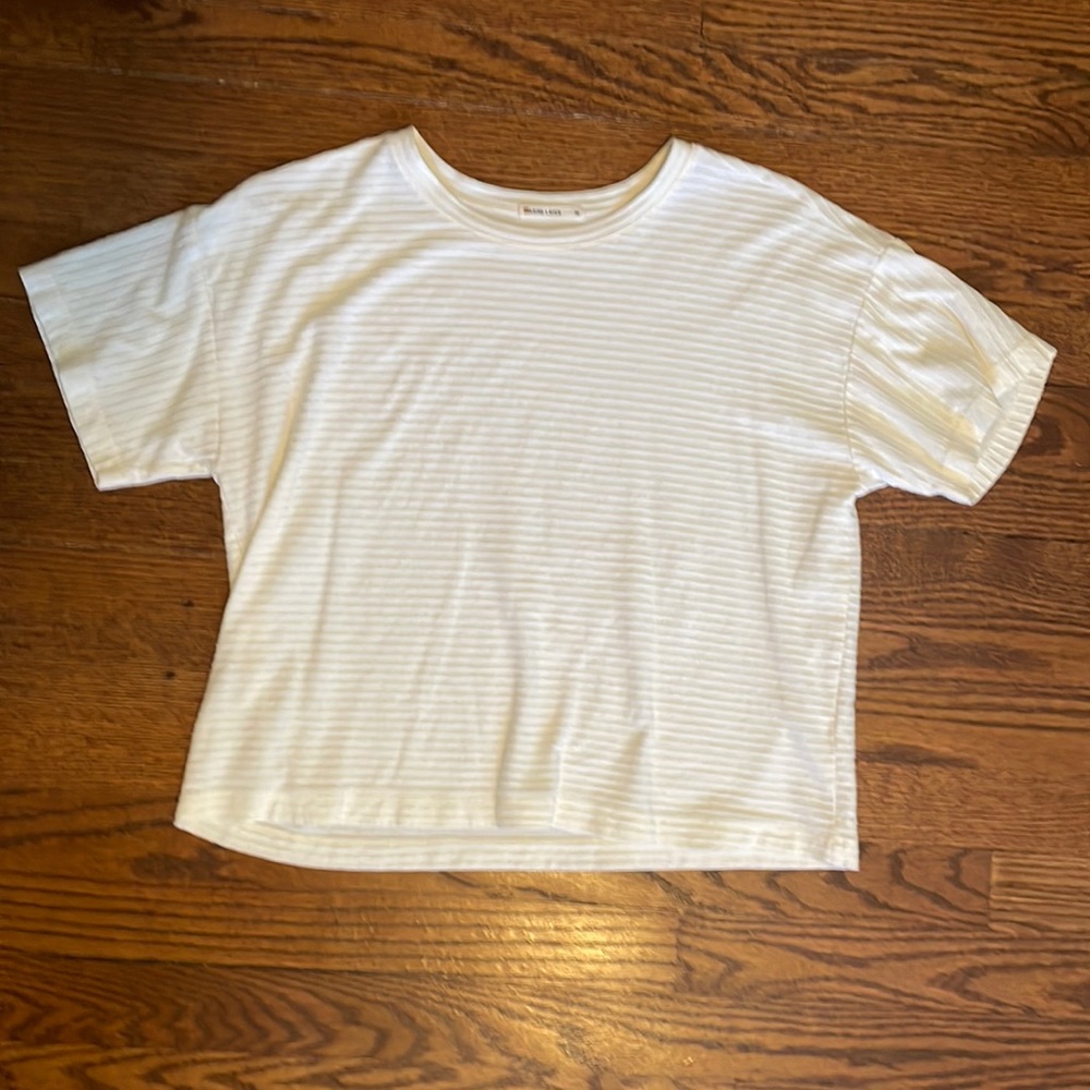 Marine Layer Lydia Textured Stripe Top